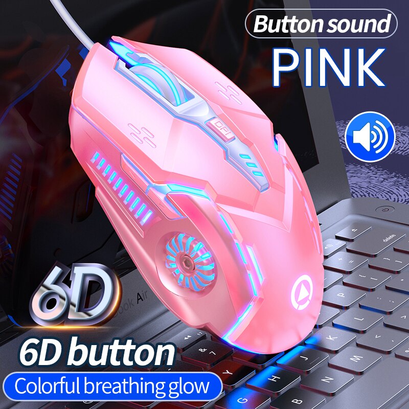 Pink Sound Mouse