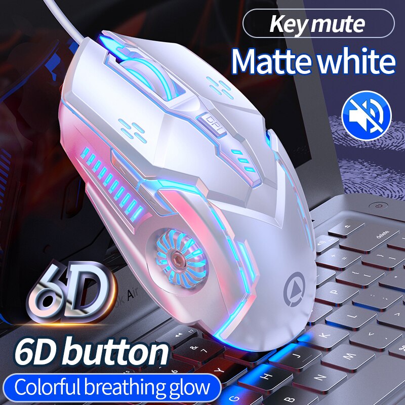 White Silent Mouse